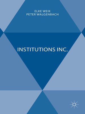 cover image of Institutions Inc.